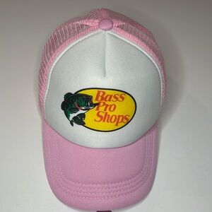 Bass Pro Shop Trucker Hat in pink